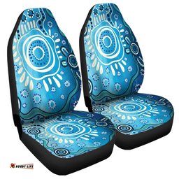 Australia Traditional Aboriginal Dot Art Car Seat Covers
