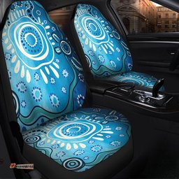 Australia Traditional Aboriginal Dot Art Car Seat Covers