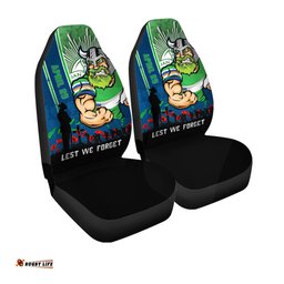Canberra Raiders Anzac Day Lest We Forget Strong Fighting Spirit Car Seat Covers