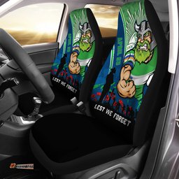 Canberra Raiders Anzac Day Lest We Forget Strong Fighting Spirit Car Seat Covers