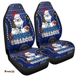 Canterbury Bankstown Bulldogs Christmas Custom Christmas Knit Patterns Vintage Jersey Ugly Car Seat Covers