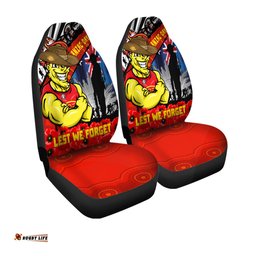Gold Coast SUNS Anzac Day Honor United In Spirit Car Seat Covers