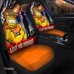 GWS GIANTS Anzac Day Honor United In Spirit Car Seat Covers