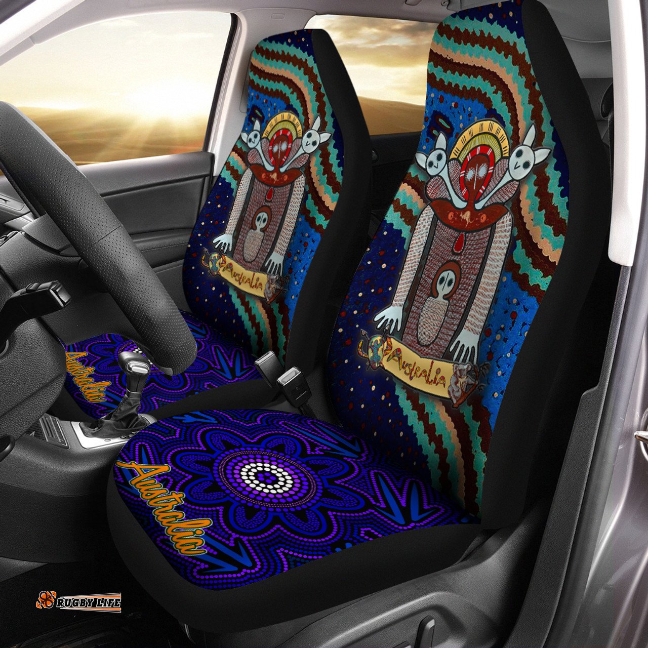 Australia Australian Wandjina Car Seat Covers