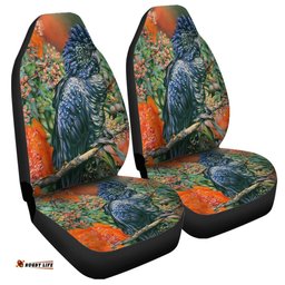 Australia Black Cockatoo Black Cockatoo and Flowering Gum Car Seat Covers