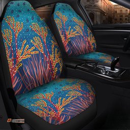 Australia Aboriginal Underwater Aboriginal Art Inspired Car Seat Covers