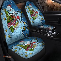 Cronulla Sutherland Sharks Christmas Custom Let's Get Lit Chrisse Pressie Car Seat Covers