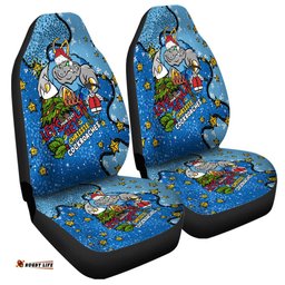 New South Wales Cockroaches Christmas Custom Let's Get Lit Chrisse Pressie Car Seat Covers