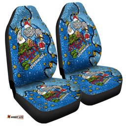 New South Wales Cockroaches Christmas Custom Let's Get Lit Chrisse Pressie Car Seat Covers