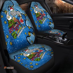 New South Wales Cockroaches Christmas Custom Let's Get Lit Chrisse Pressie Car Seat Covers