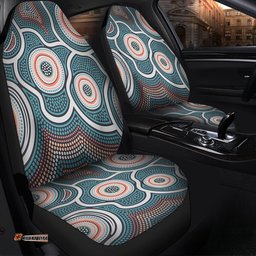 Australia Aboriginal Aboriginal Dot Art Style Car Seat Covers