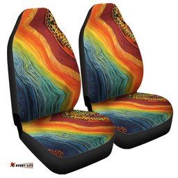Australia Aboriginal Australian Indigenous Aboriginal Art And Dot Painting Techniques Car Seat Covers