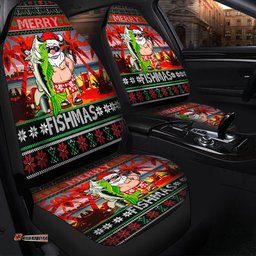 Australia Christmas Fishing Merrry Fishmas Angler Santa Claus Car Seat Covers
