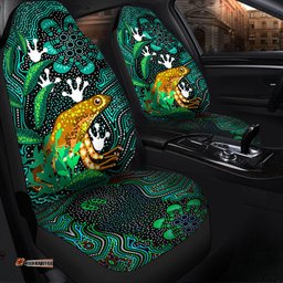 Australia Dreaming Indigenous Frog Car Seat Covers