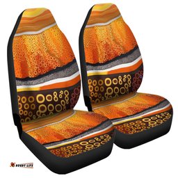 Australia Aboriginal Abstract Theme Of Australian Indigenous Aboriginal Art Car Seat Covers