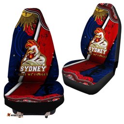 Australia Sydney Anzac Anzac Day Sydney Aboriginal Inspired Car Seat Covers