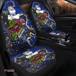 Canterbury Bankstown Bulldogs Christmas Custom Let's Get Lit Chrisse Pressie Car Seat Covers