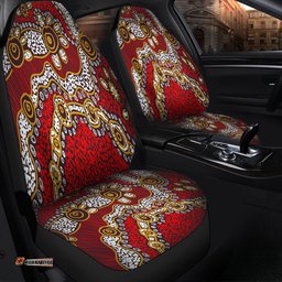 Australia Aboriginal Aboriginal Contemporary Dot Painting Inspired Car Seat Covers