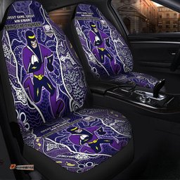Melbourne Storm Grand Final Custom Custom Storm With Contemporary Style Of Aboriginal Painting Car Seat Covers