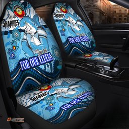 Cronulla Sutherland Sharks Naidoc Week Custom For Our Elders Home Jersey Car Seat Covers