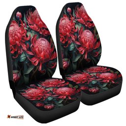 Australia Waratah Red Waratah Flowers Fine Art Ver2 Car Seat Covers