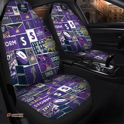 Melbourne Storm Team Of Us Die Hard Fan Supporters Comic Style Car Seat Covers