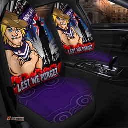 Fremantle Anzac Day Honor United In Spirit Car Seat Covers