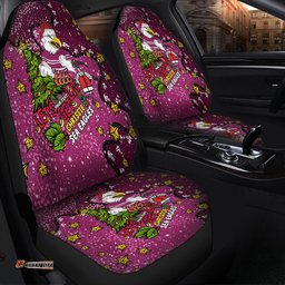 Manly Warringah Sea Eagles Christmas Custom Let's Get Lit Chrisse Pressie Car Seat Covers