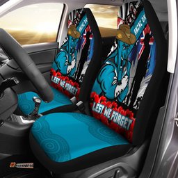 Port Adelaide Anzac Day Honor United In Spirit Car Seat Covers