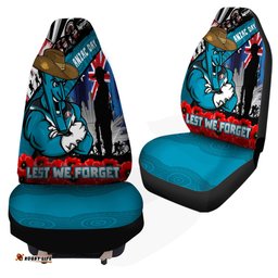 Port Adelaide Anzac Day Honor United In Spirit Car Seat Covers