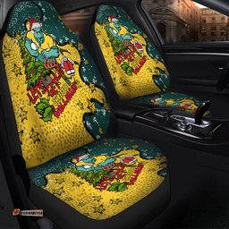 Australia Wallabies Christmas Custom Let's Get Lit Chrisse Pressie Car Seat Covers