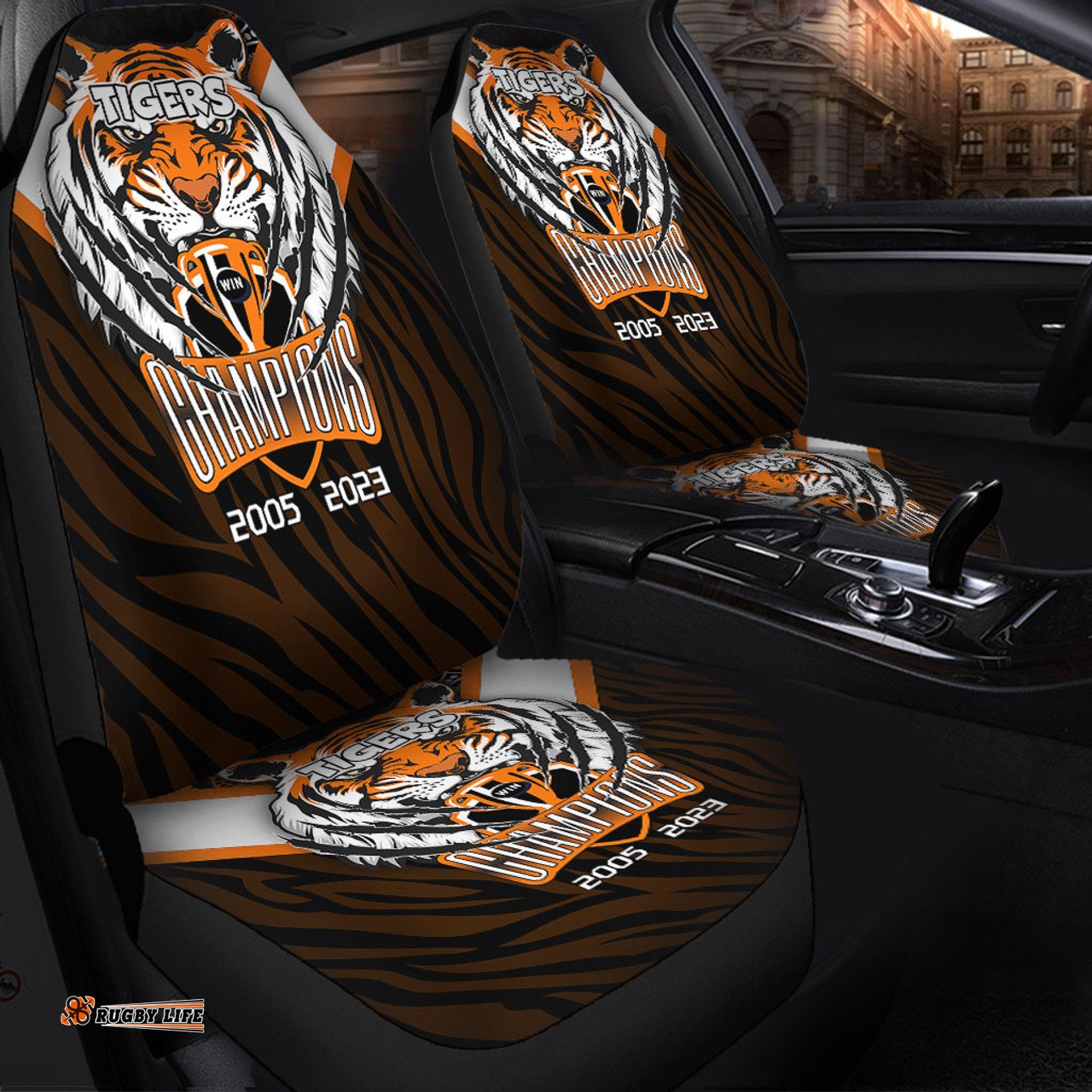 Wests Tigers Talent Win Games But Teamwork And Intelligence Win Championships With Aboriginal Style Car Seat Covers