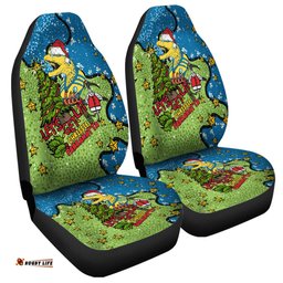 Parramatta Eels Christmas Custom Let's Get Lit Chrisse Pressie Car Seat Covers
