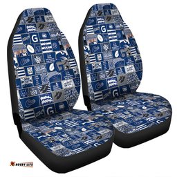 Geelong Cats Legacy Of The Pride Comic Style Car Seat Covers