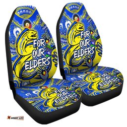 Parramatta Eels Naidoc Week Custom For Our Elders Run to Paradise Car Seat Covers