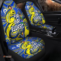 Parramatta Eels Naidoc Week Custom For Our Elders Run to Paradise Car Seat Covers