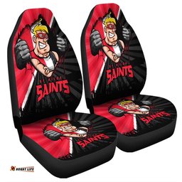 St Kilda Breaking Through Fan Design Car Seat Covers