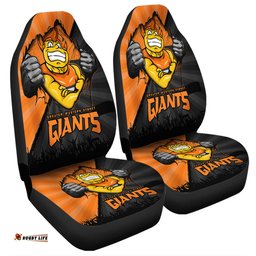 GWS GIANTS Breaking Through Fan Design Car Seat Covers