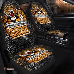 Wests Tigers Custom Team With Dot And Star Patterns For Tough Fan Car Seat Covers