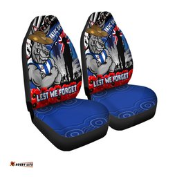 North Melbourne Anzac Day Honor United In Spirit Car Seat Covers