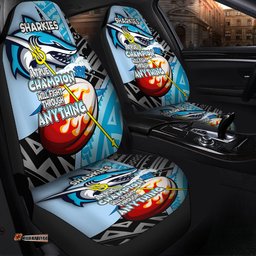 Cronulla Sutherland Sharks A True Champion Will Fight Through Anything With Polynesian Patterns Car Seat Covers