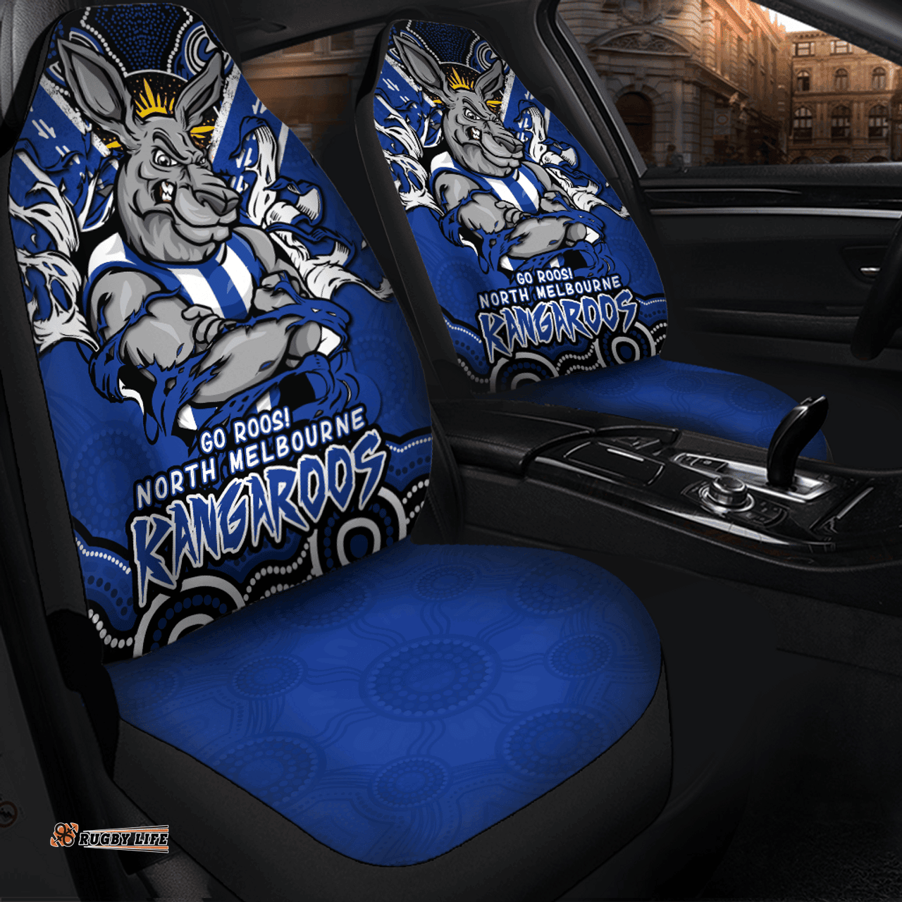 North Melbourne Ripped Legacy Of The Game Car Seat Covers