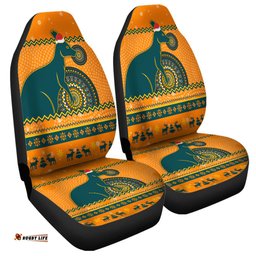 Wallabies Australia Ugly Xmas With Aboriginal Patterns For Die Hard Fans Car Seat Covers