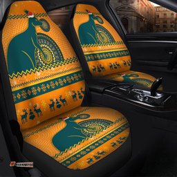 Wallabies Australia Ugly Xmas With Aboriginal Patterns For Die Hard Fans Car Seat Covers
