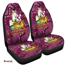 Brisbane Broncos Custom Australian Big Things Car Seat Covers