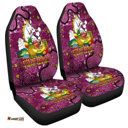 Brisbane Broncos Custom Australian Big Things Car Seat Covers