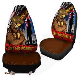 Hawthorn Anzac Day Honor United In Spirit Car Seat Covers