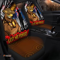 Hawthorn Anzac Day Honor United In Spirit Car Seat Covers