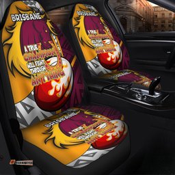 Brisbane Broncos A True Champion Will Fight Through Anything With Polynesian Patterns Car Seat Covers