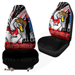 Sydney Swans Anzac Day Honor United In Spirit Car Seat Covers